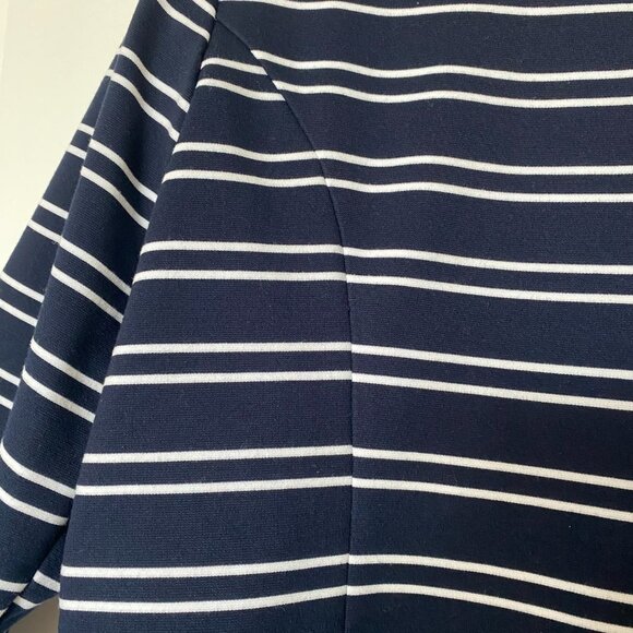 REITMANS Navy and White Dress/Casual Jacket Blazer Fully Lined Tailored Sz XL/p - Picture 5 of 5